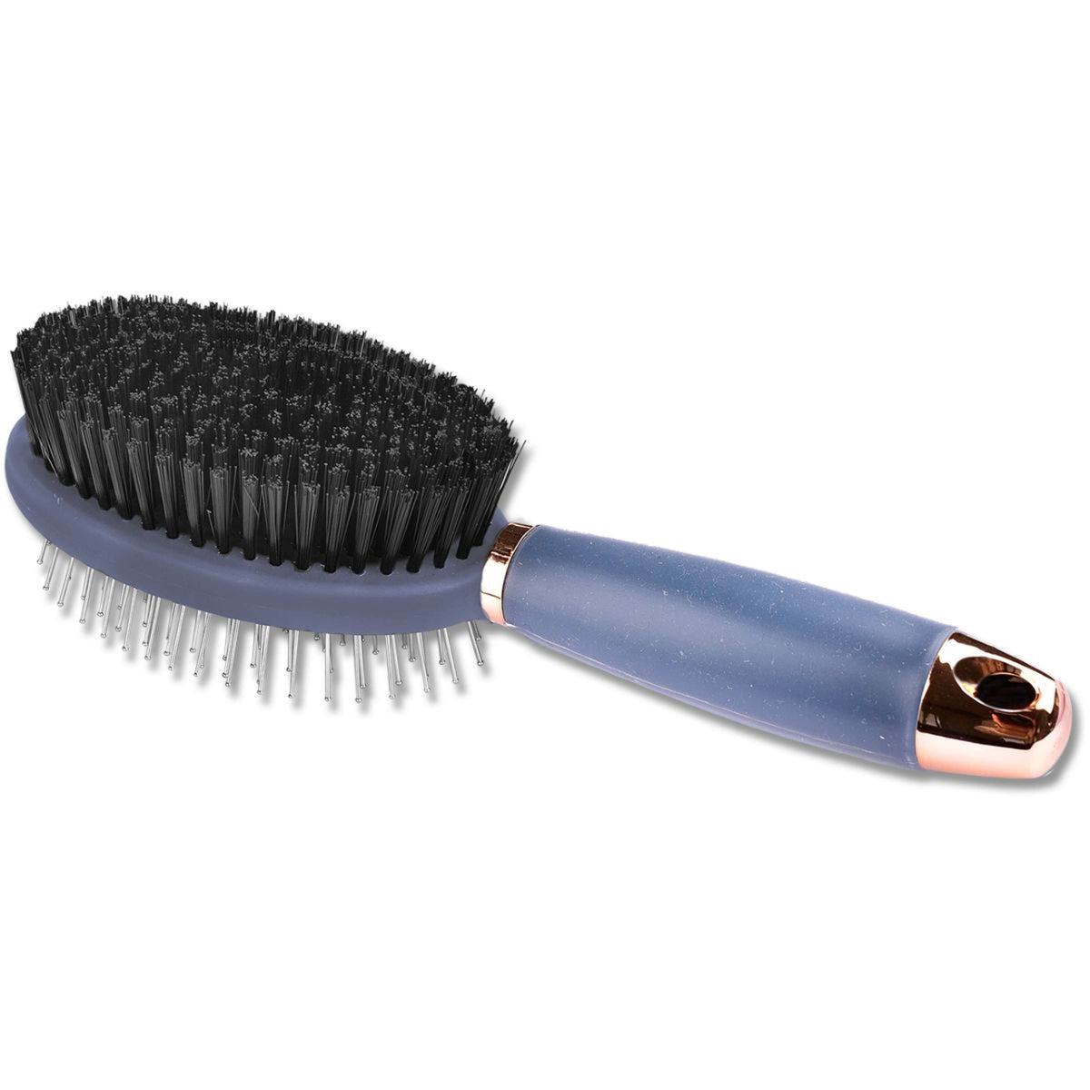 Waldhausen Brosse Queue et Crinière avec Gel Poignée Noir/Or rose