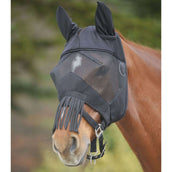 Waldhausen Fly Mask Premium with Ears and Tassels Noir