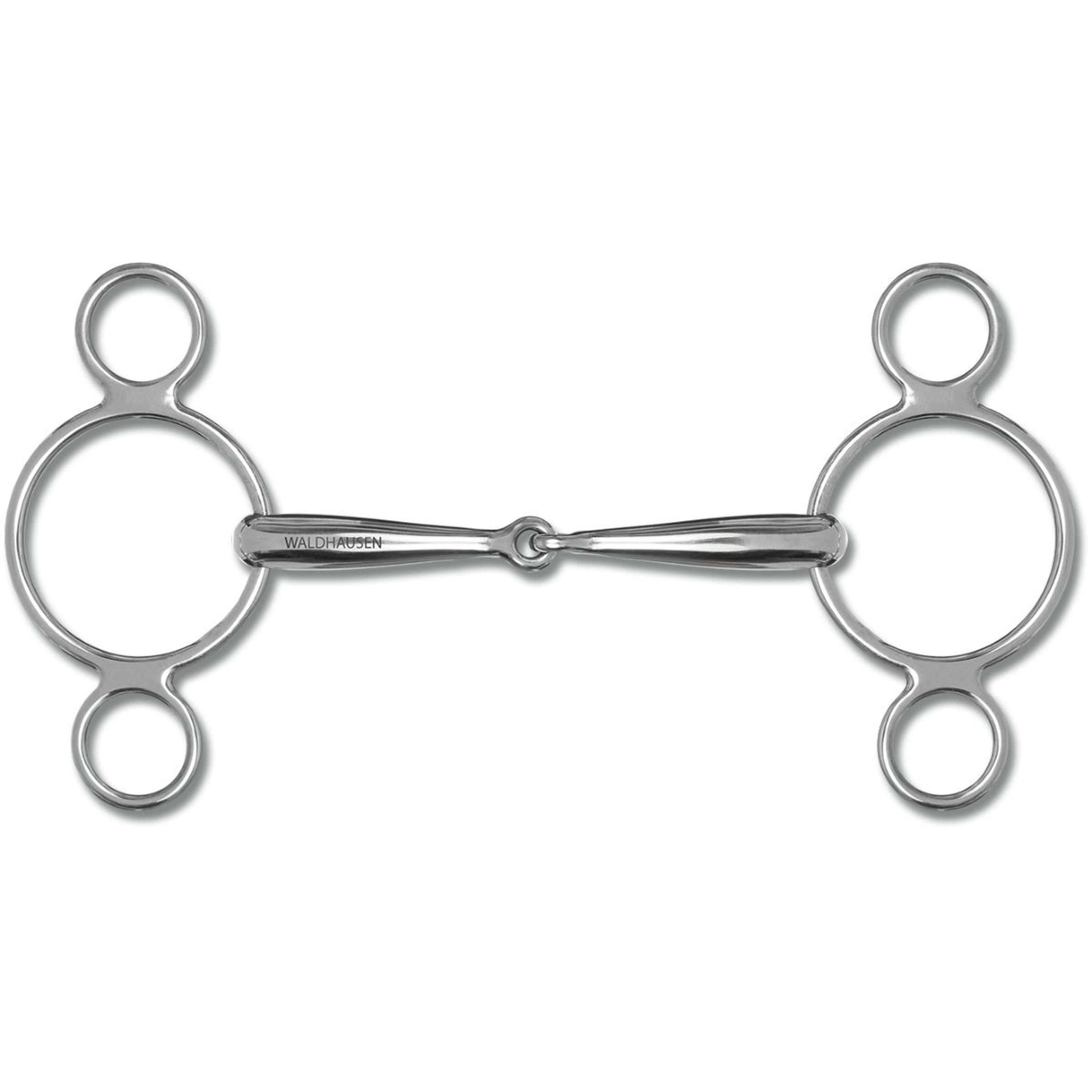 Waldhausen Mors de Filet 16mm 3 Anneaux Waldhausen Mors de Filet 16mm 3 Anneaux