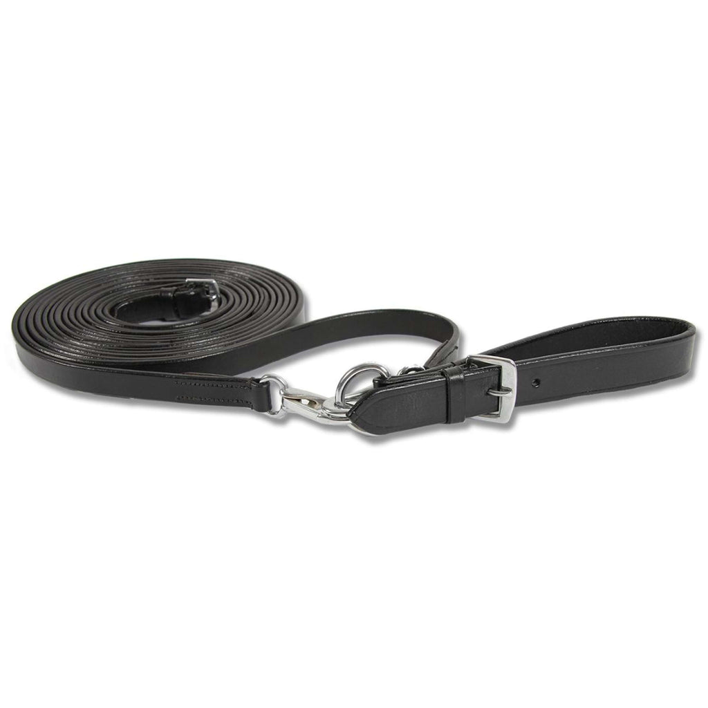 Star Longues Rênes 15mm Cuir Noir