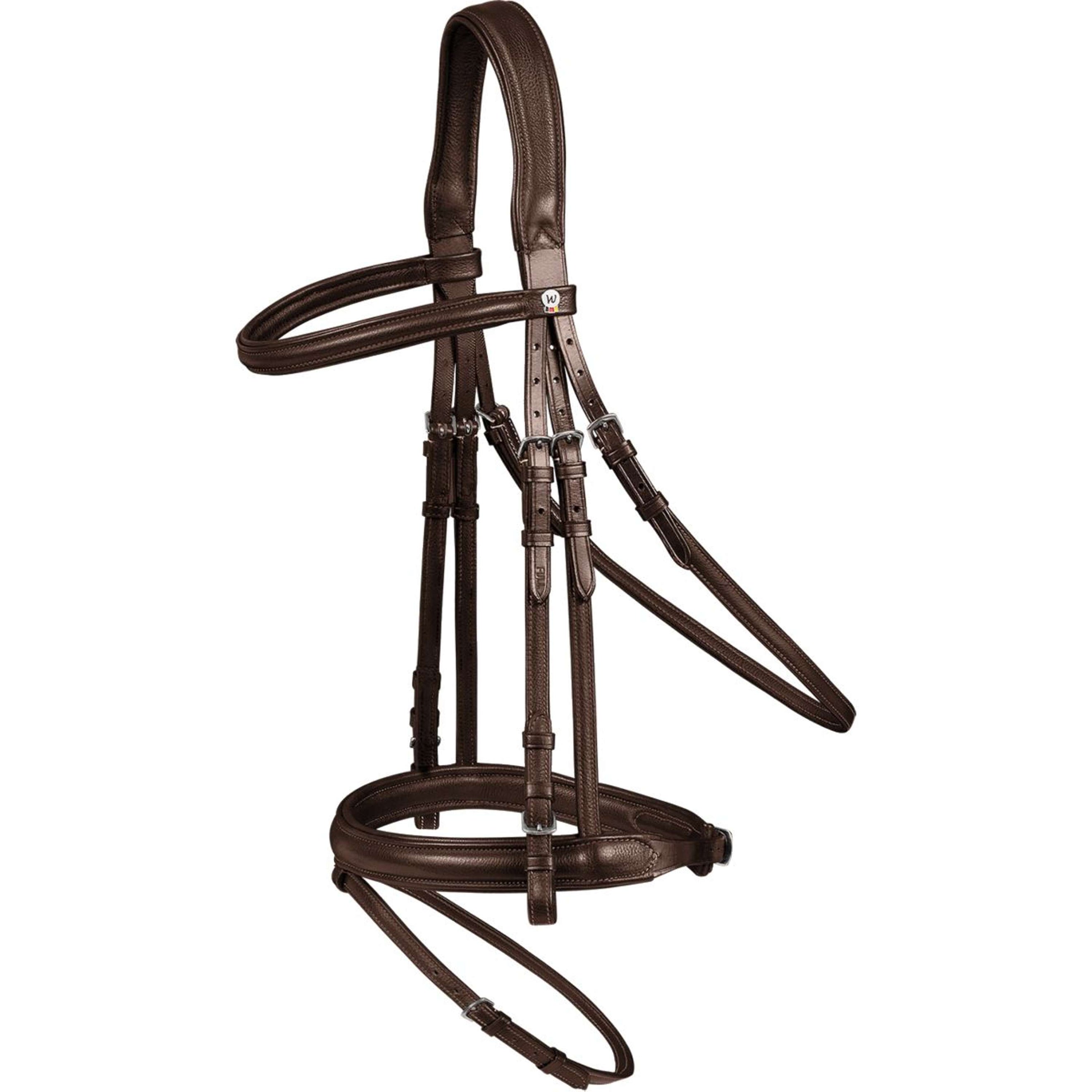 Waldhausen Bridon X-Line Supersoft Anglais Combiné Marron Waldhausen Bridon X-Line Supersoft Anglais Combiné Marron