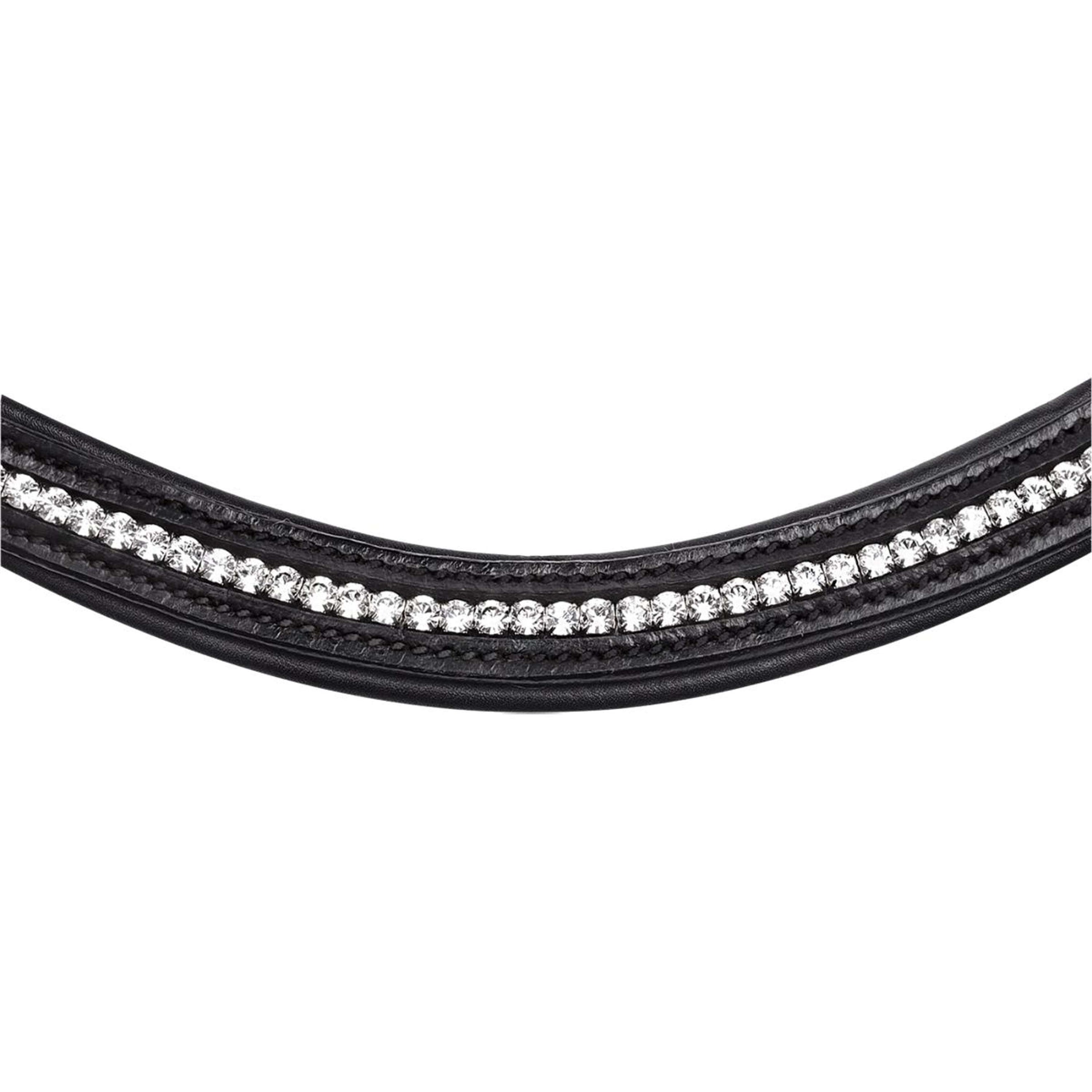 Waldhausen Bridon X-Line Supersoft Glam Anglais Combiné Noir Waldhausen Bridon X-Line Supersoft Glam Anglais Combiné Noir