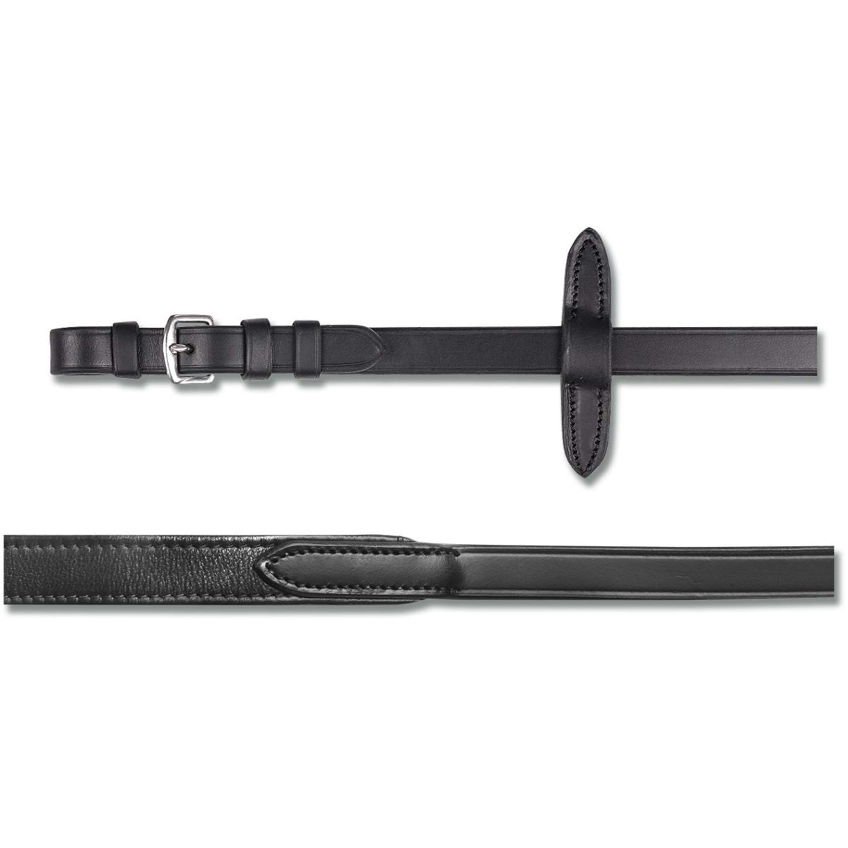 Waldhausen Rênes X-Line Soft Cuir Noir