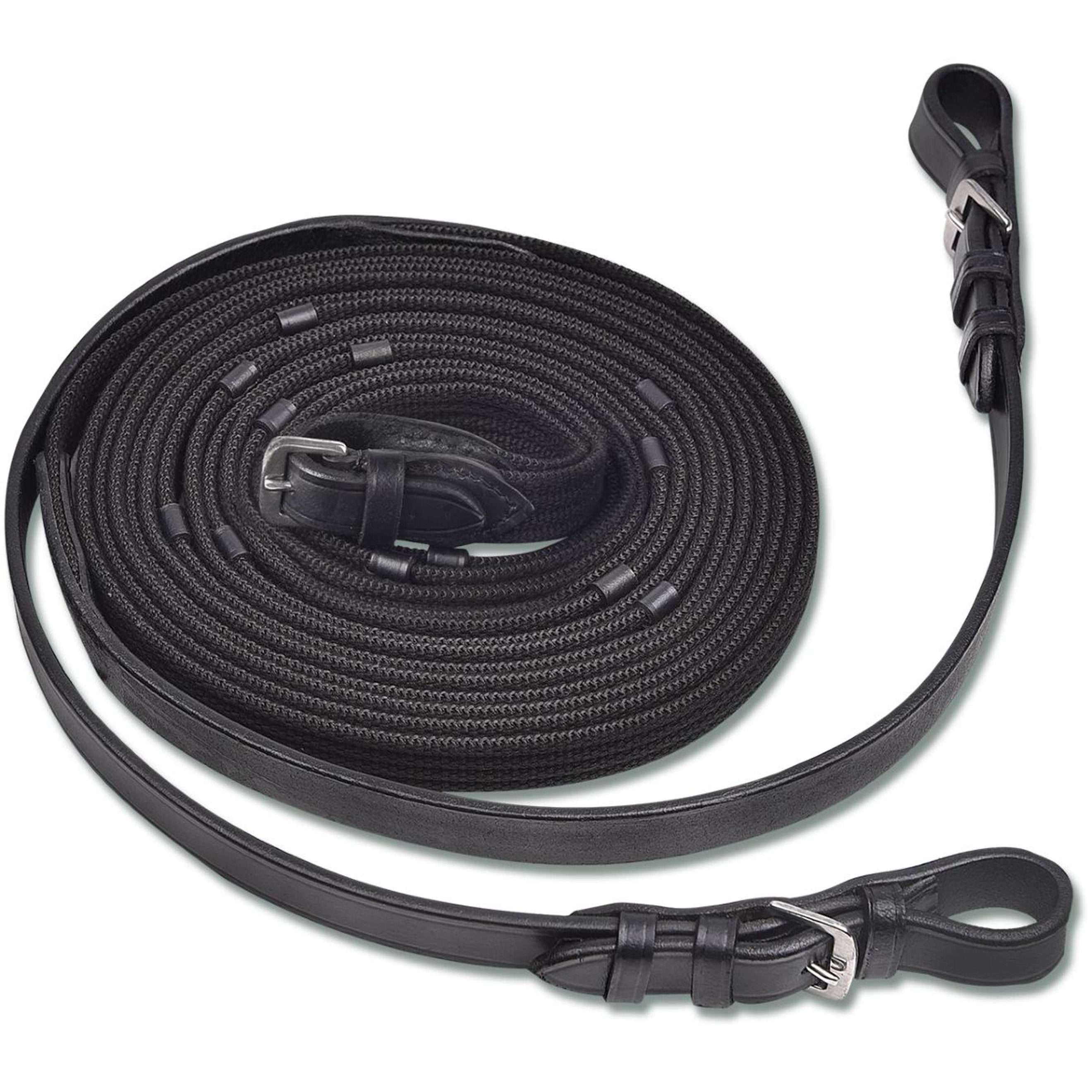 Waldhausen Rênes Allemandes X-Line 19mm Noir Waldhausen Rênes Allemandes X-Line 19mm Noir