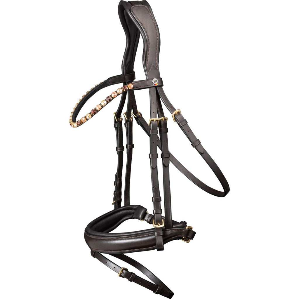 Waldhausen Bridon X-Line Goldheart Suédois Combiné Marron