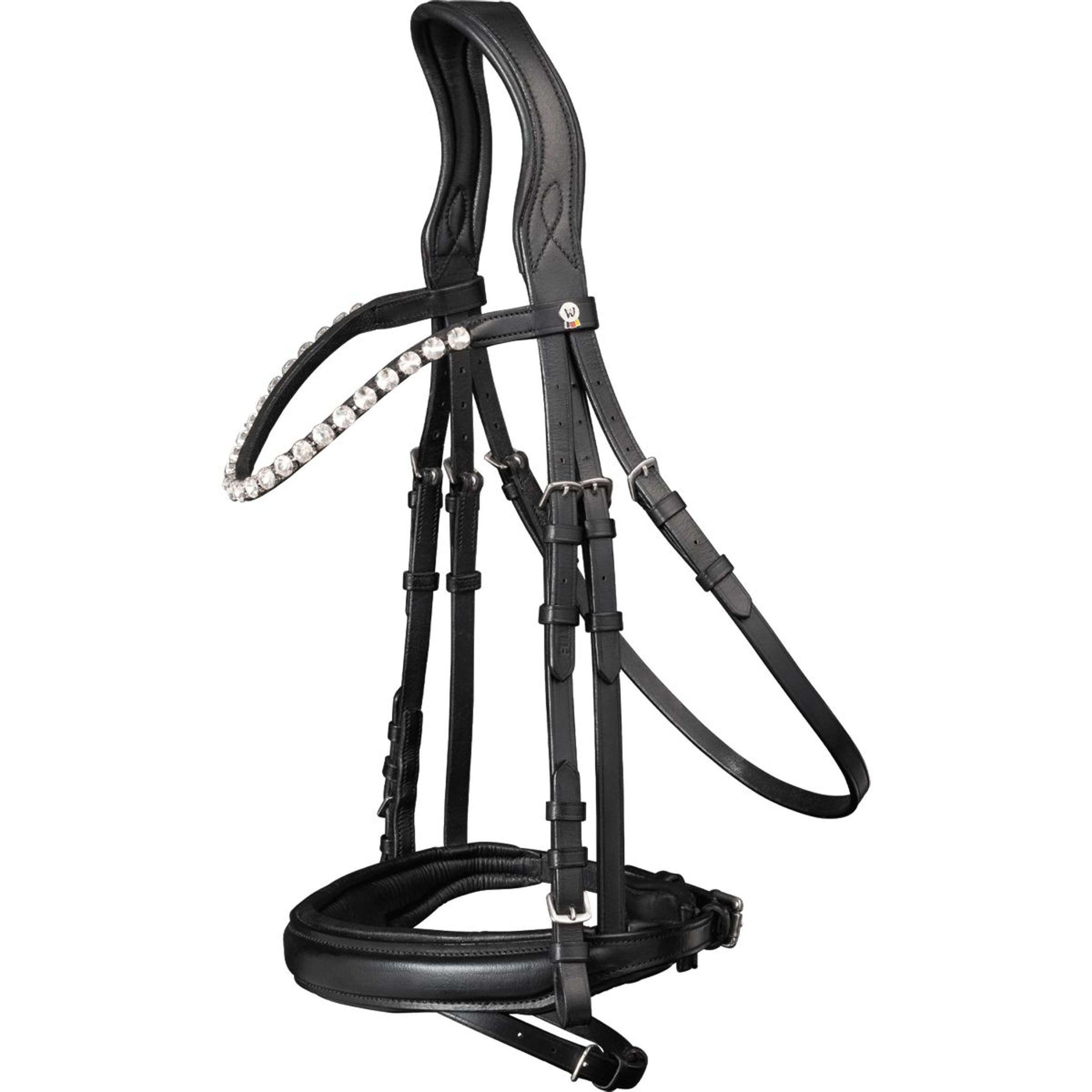 Waldhausen Bridon X-Line Beauty Anglais Combiné Noir Waldhausen Bridon X-Line Beauty Anglais Combiné Noir