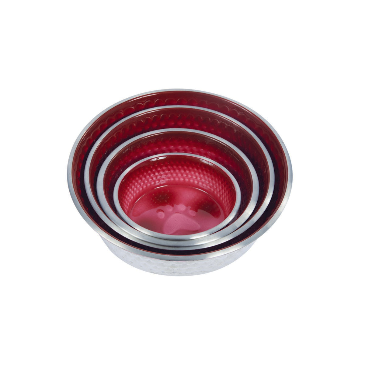 Weatherbeeta Dog Bowl Non-Slip Stainless Steel Shade Magenta