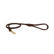 Weatherbeeta Laisse pour Chien Rolled Leather Marron