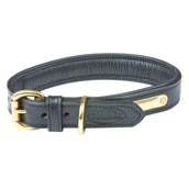 Weatherbeeta Collier pour Chien Padded Leather Noir