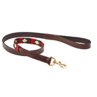 WeatherBeeta Laisse pour Chien Polo Cuir Cowdray/Brown/Black/Red/White