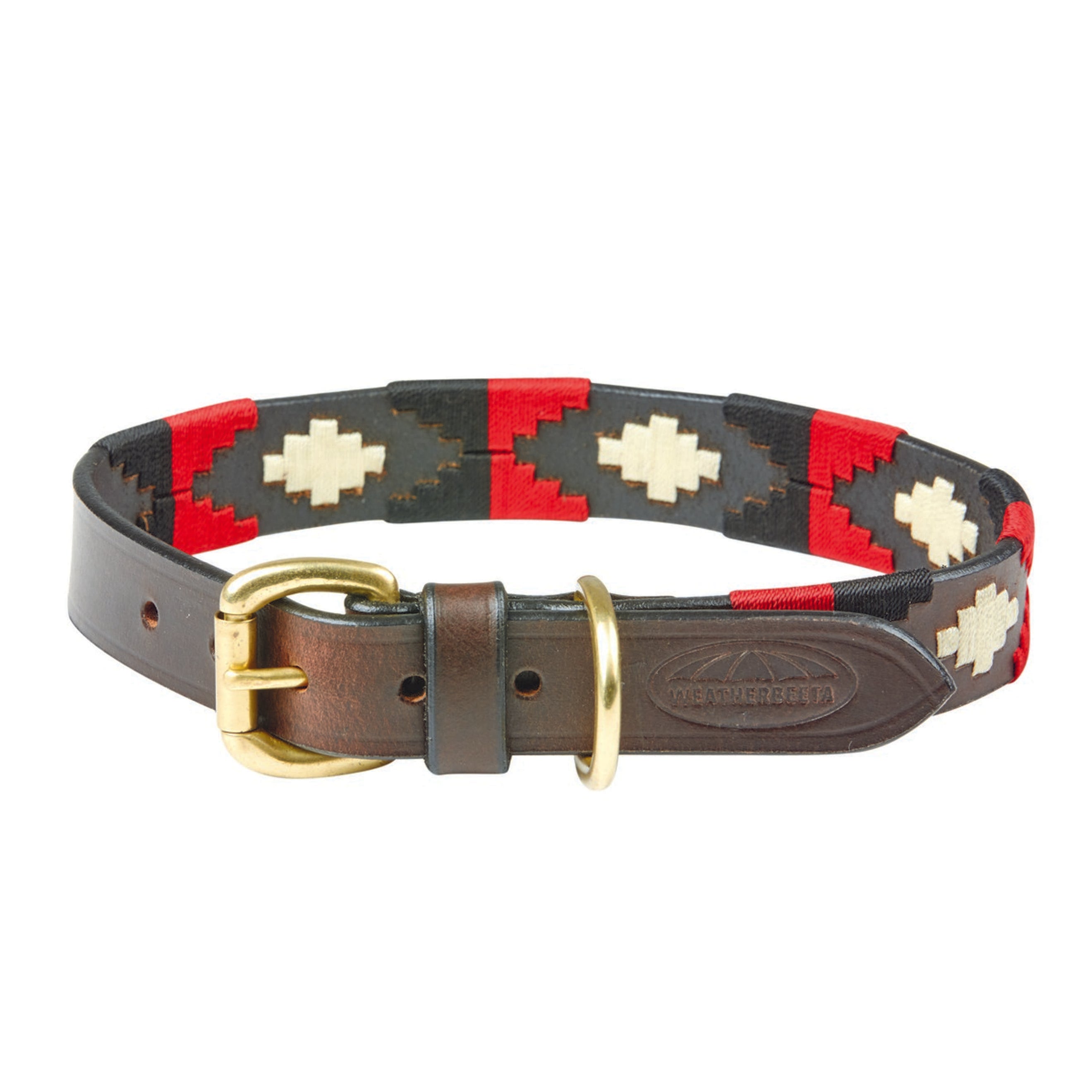 Weatherbeeta Collier pour Chien Polo Cowdray/Brown/Black/Red/White