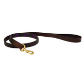 Weatherbeeta Laisse pour Chien Polo Cuir Beaufort/Brown/Purple/Teal