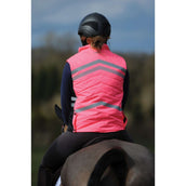 Weatherbeeta Bodychauffant Reflective HiVis Matelassé Rose