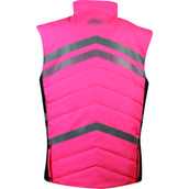 Weatherbeeta Bodychauffant Reflective HiVis Matelassé Rose