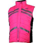 Weatherbeeta Bodychauffant Reflective HiVis Matelassé Rose