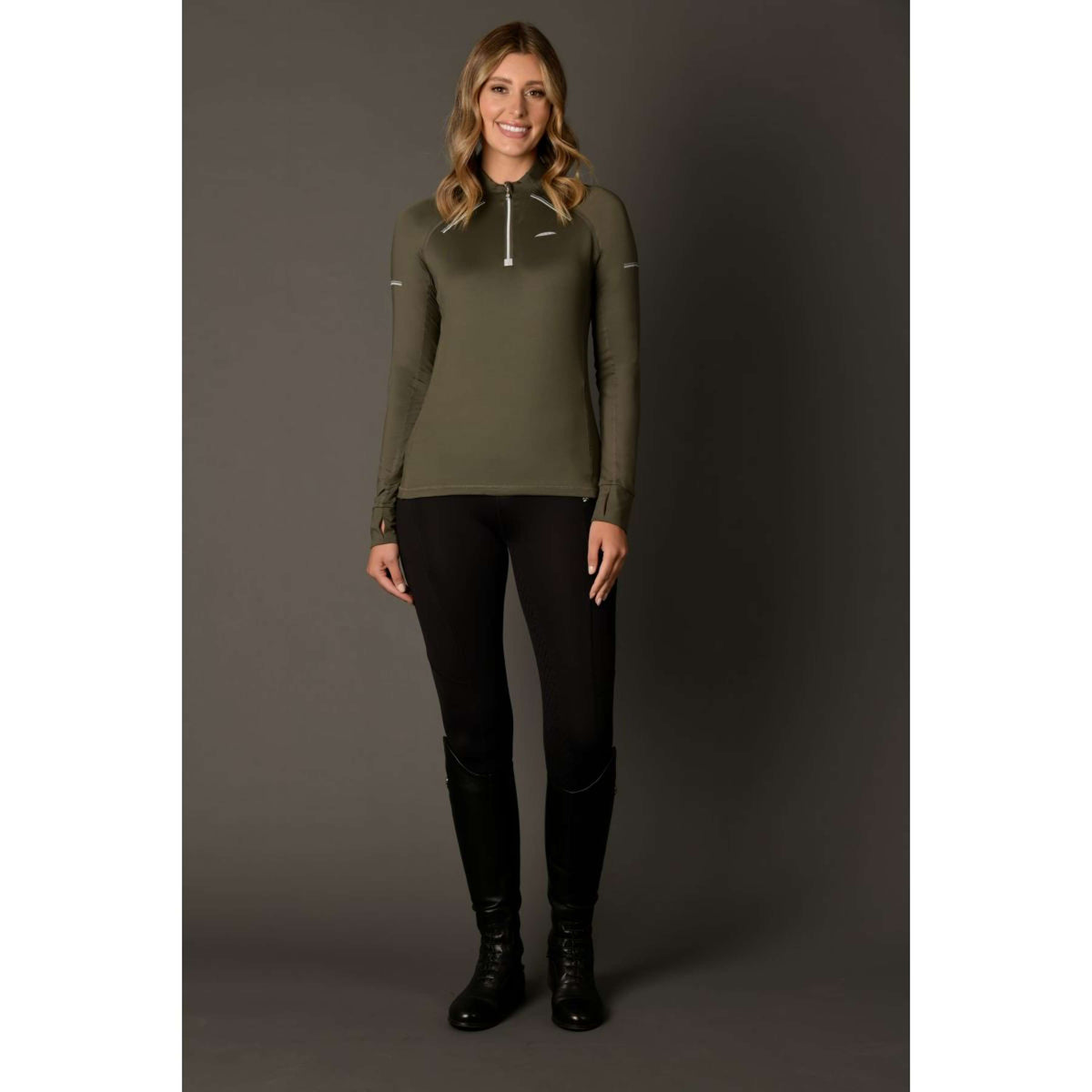 Weatherbeeta Chemise Victoria Premium Thermal Baselayer Olive