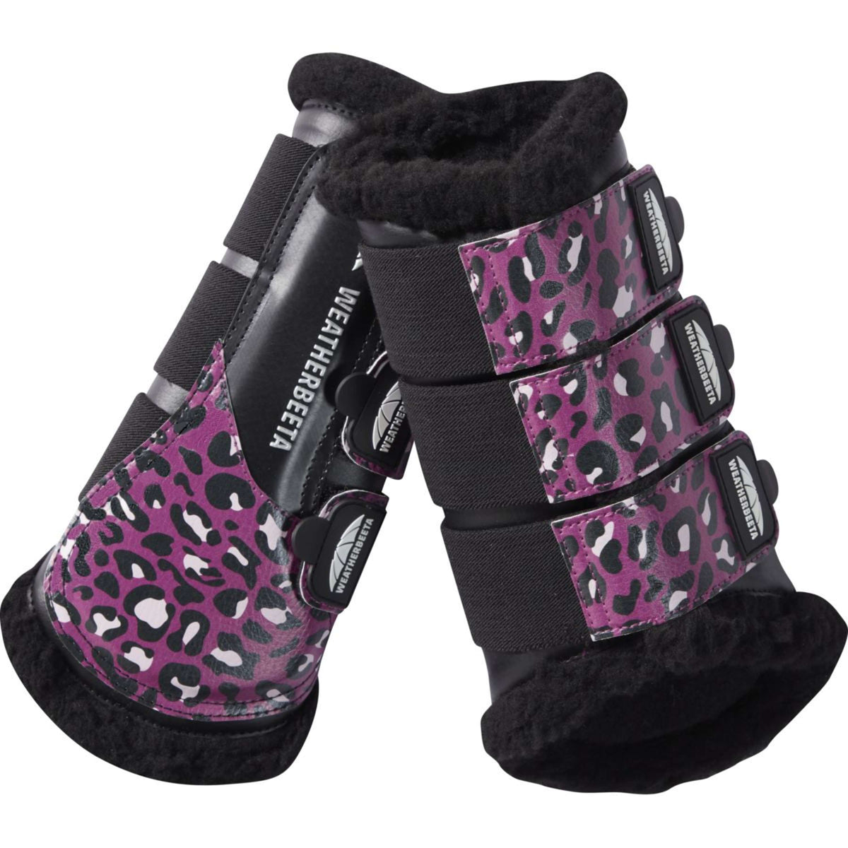 Weatherbeeta Tendon Boots Leopard Léopard Rose