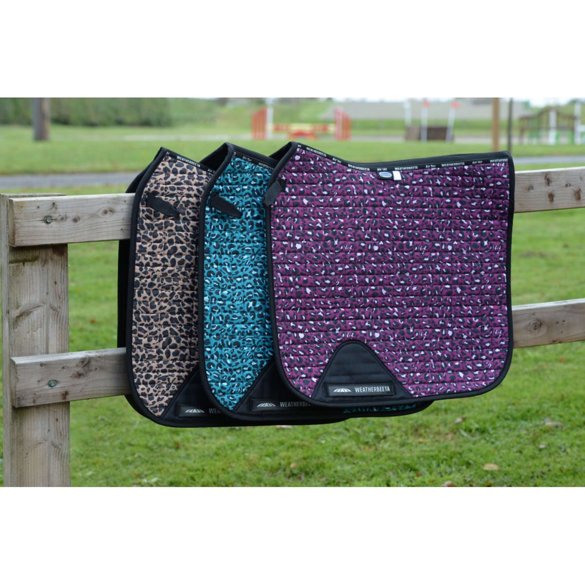 Weatherbeeta Saddlepad Prime Leopard Dressage Léopard Rose