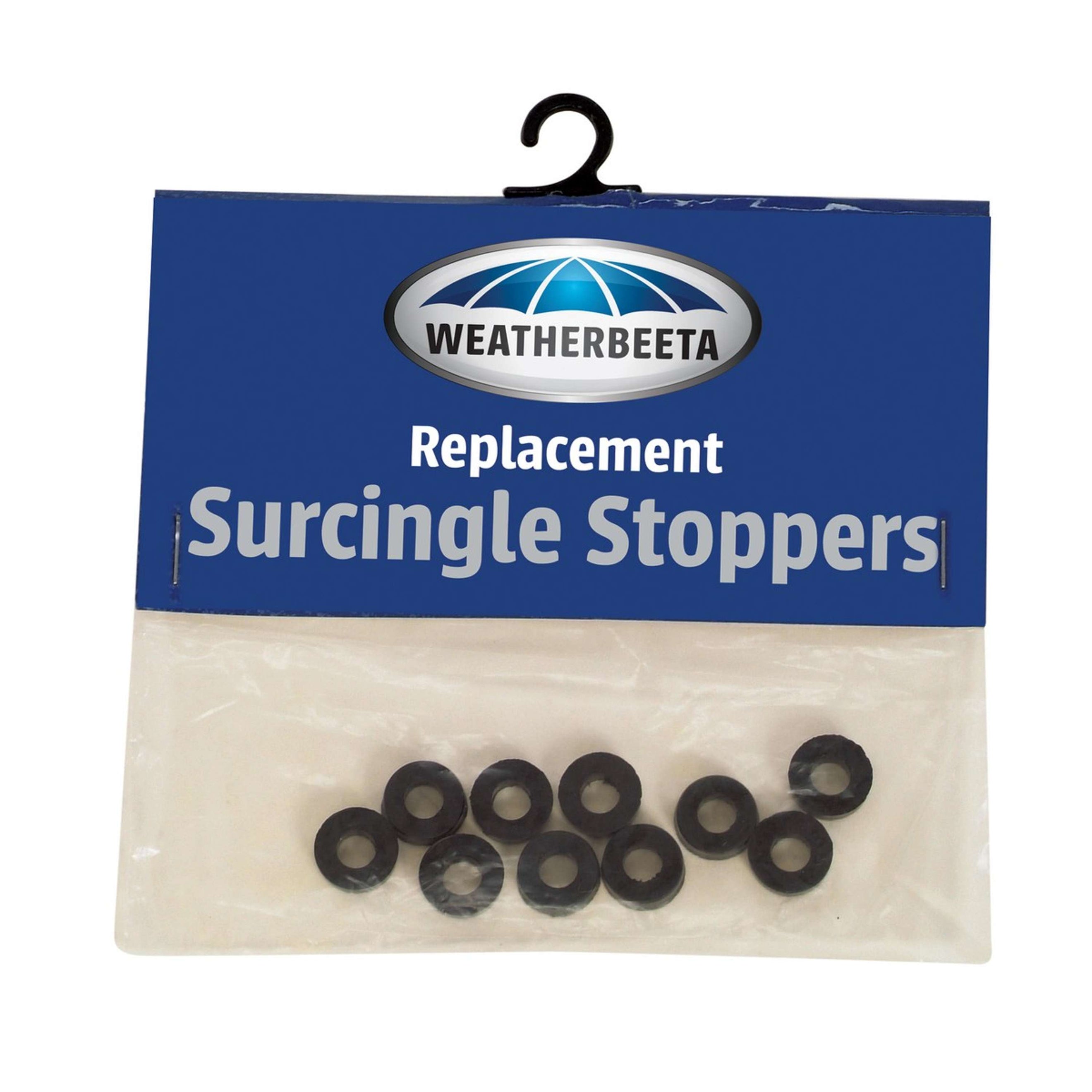 WeatherBeeta Sangle Stoppers Rubber 10 Piecès Noir