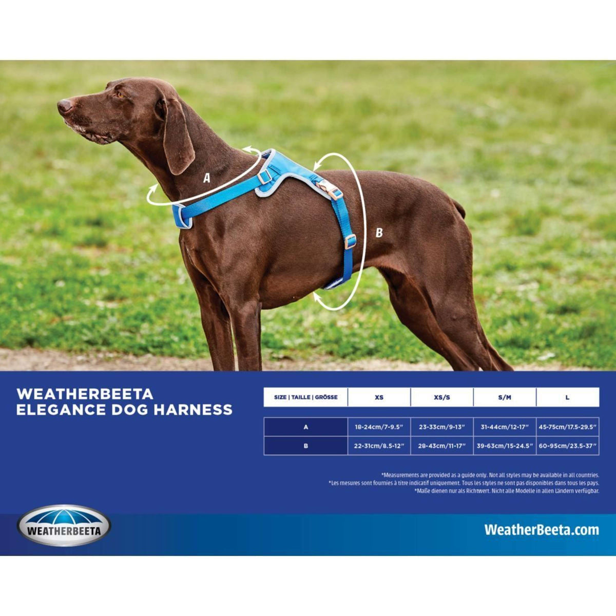 Weatherbeeta Dog Harness Elegance Noir