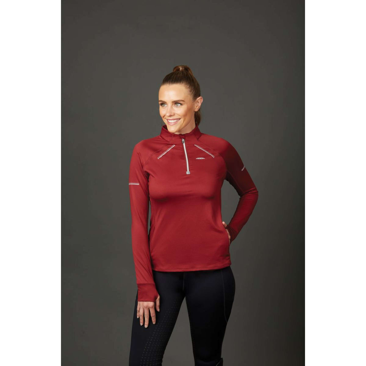 Weatherbeeta Chemise Victoria Premium Thermal Baselayer Maroon Red