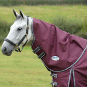 Weatherbeeta Couverture Imperméable Comfitec Plus Dynamic II Neck Rug Lite Maroon/Gris/Blanc