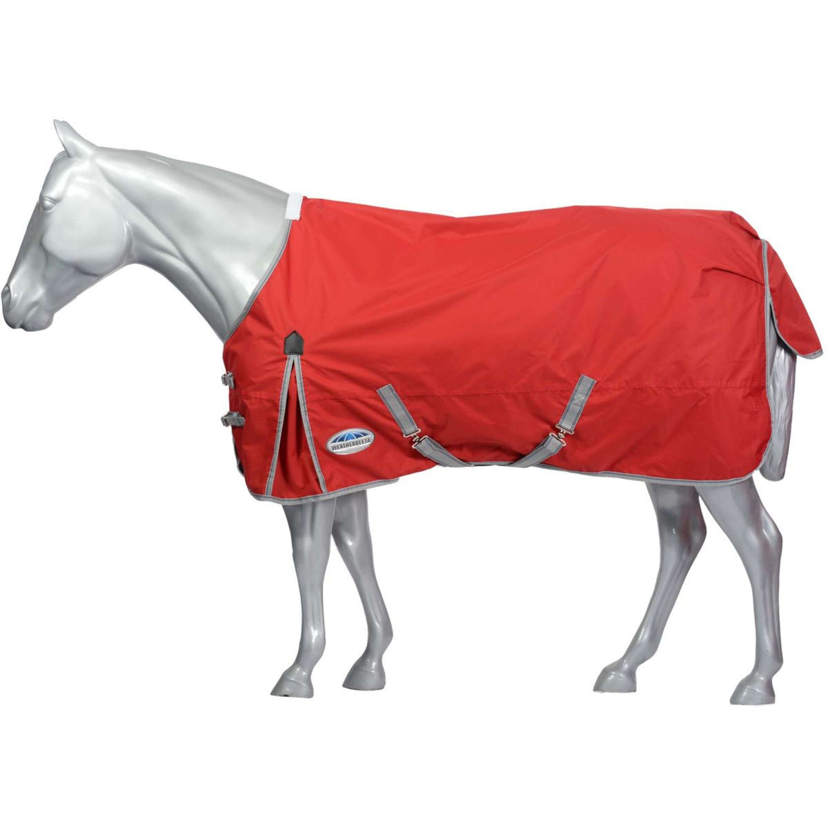 Weatherbeeta Couverture d'Hiver Comfitec Classic Standard Neck Medium/Lite 600D 100g Rouge/Argent/Navy