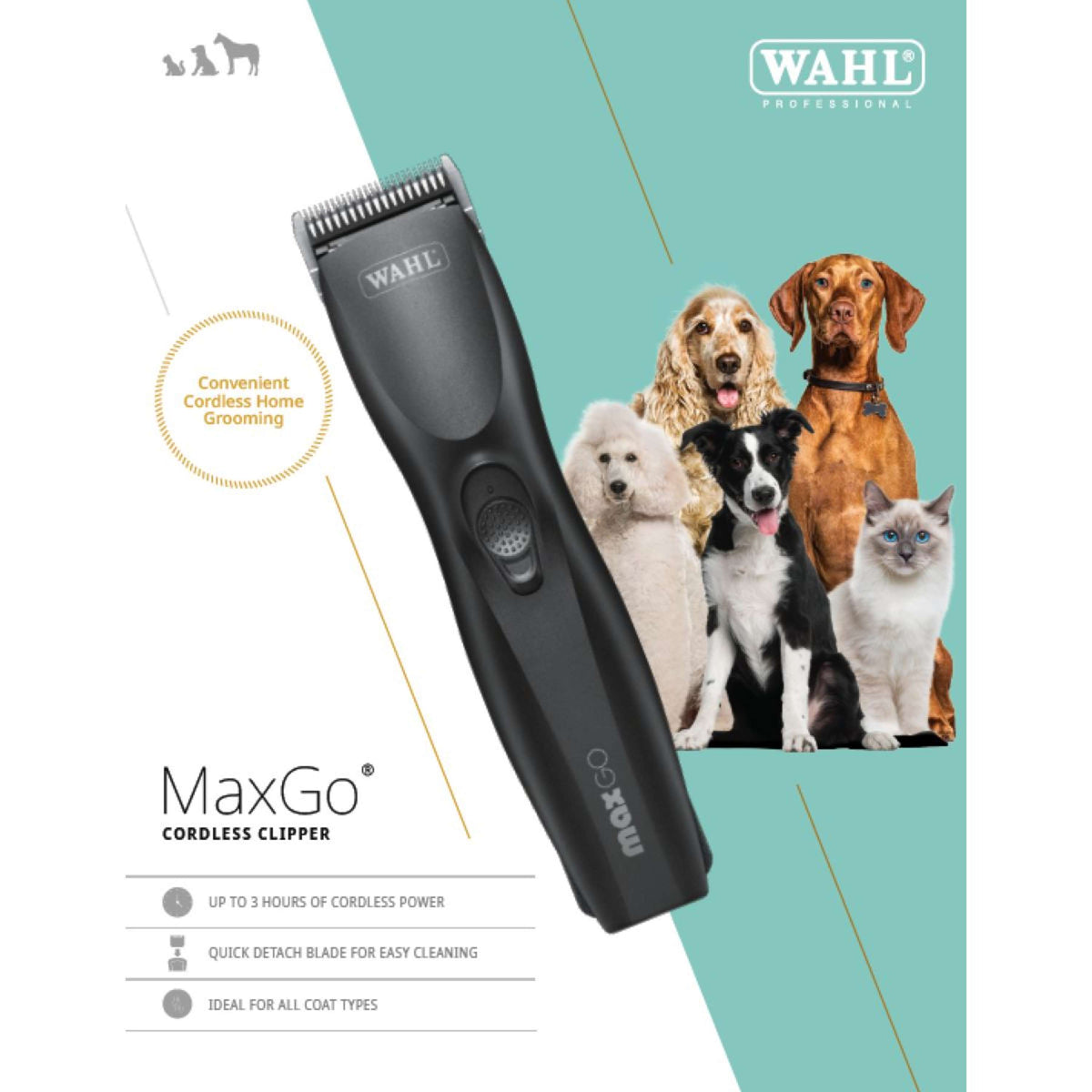 Wahl Batterie de Tondeuse MaxGo Noir