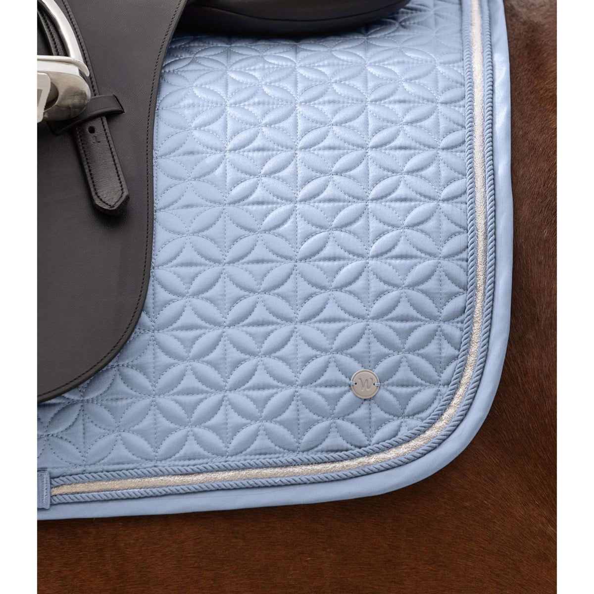 Waldhausen Tapis de Selle Rom Dressage Pastel Blue