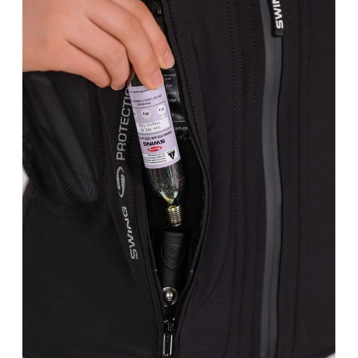 Swing Gilet Airbag P25 AIR Noir