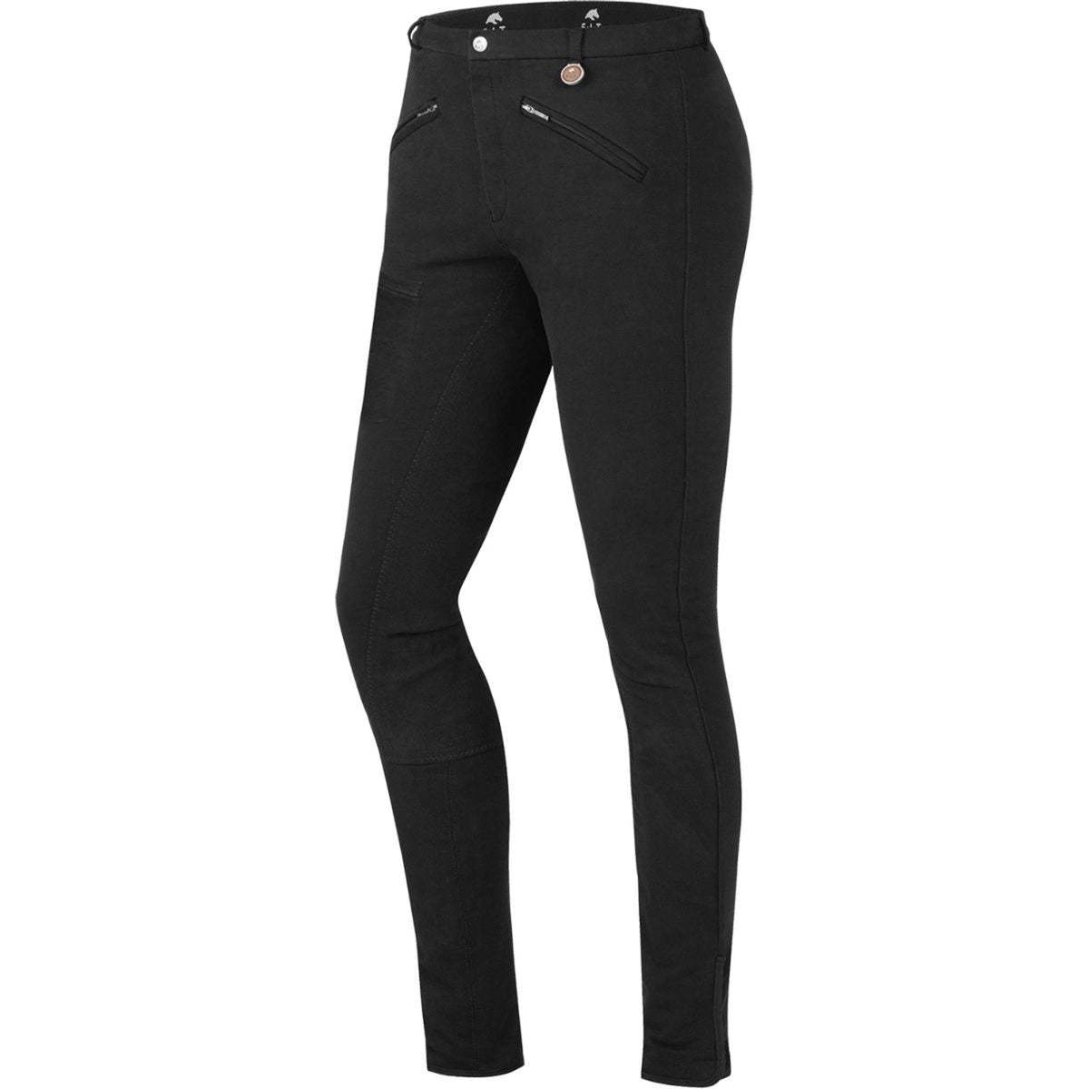 ELT Pantalon d'Équitation Thermo Fun Classic Noir