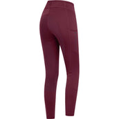 ELT Legging d'Équitation Ella Glam Velvet Red