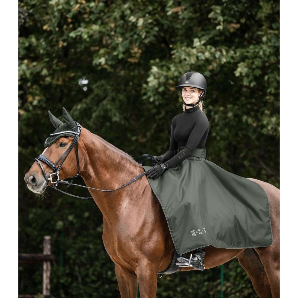 ELT Rijrok Jupe d'Equitation Lotta Olive foncé