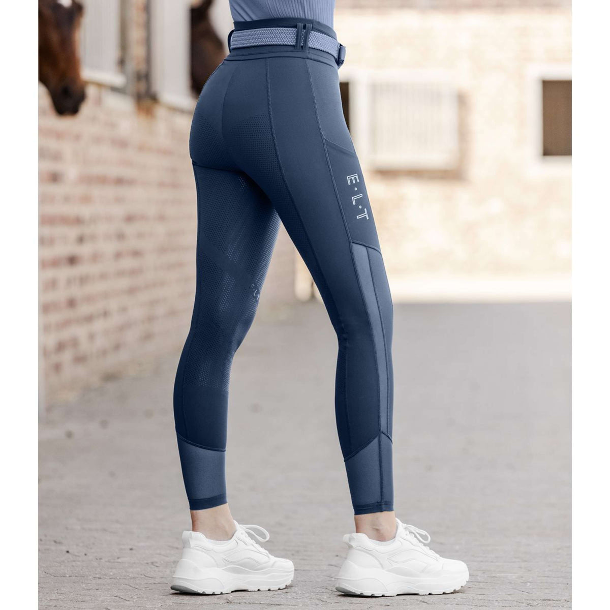 ELT Legging d'Équitation Nina Denim bleu