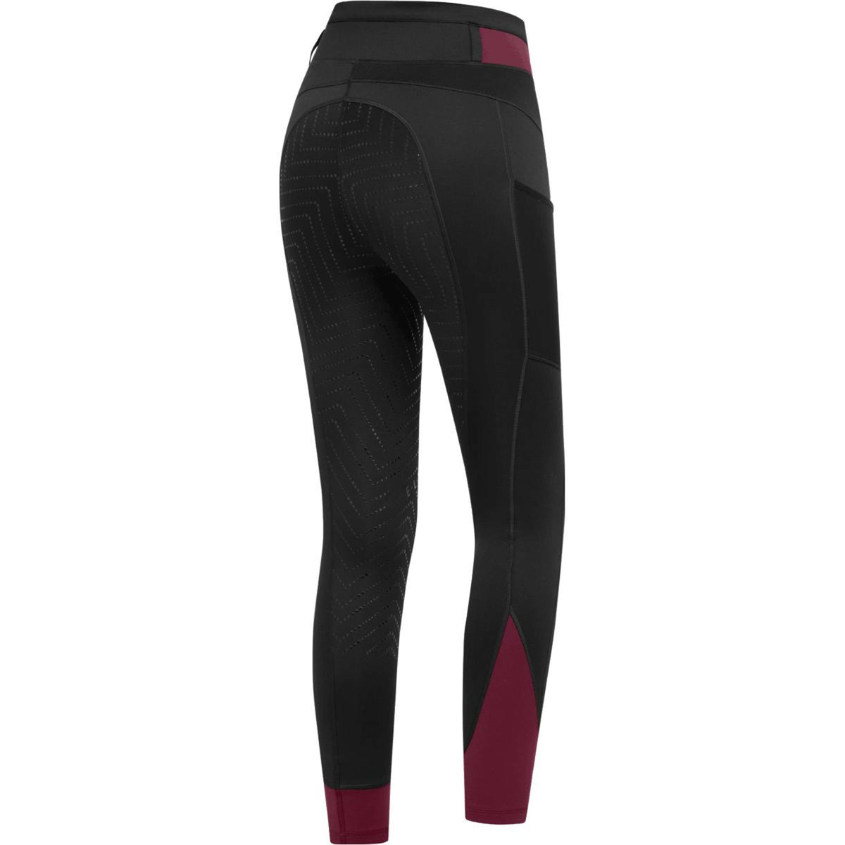 ELT Legging d'Équitation Noemi Black/Velvet Red