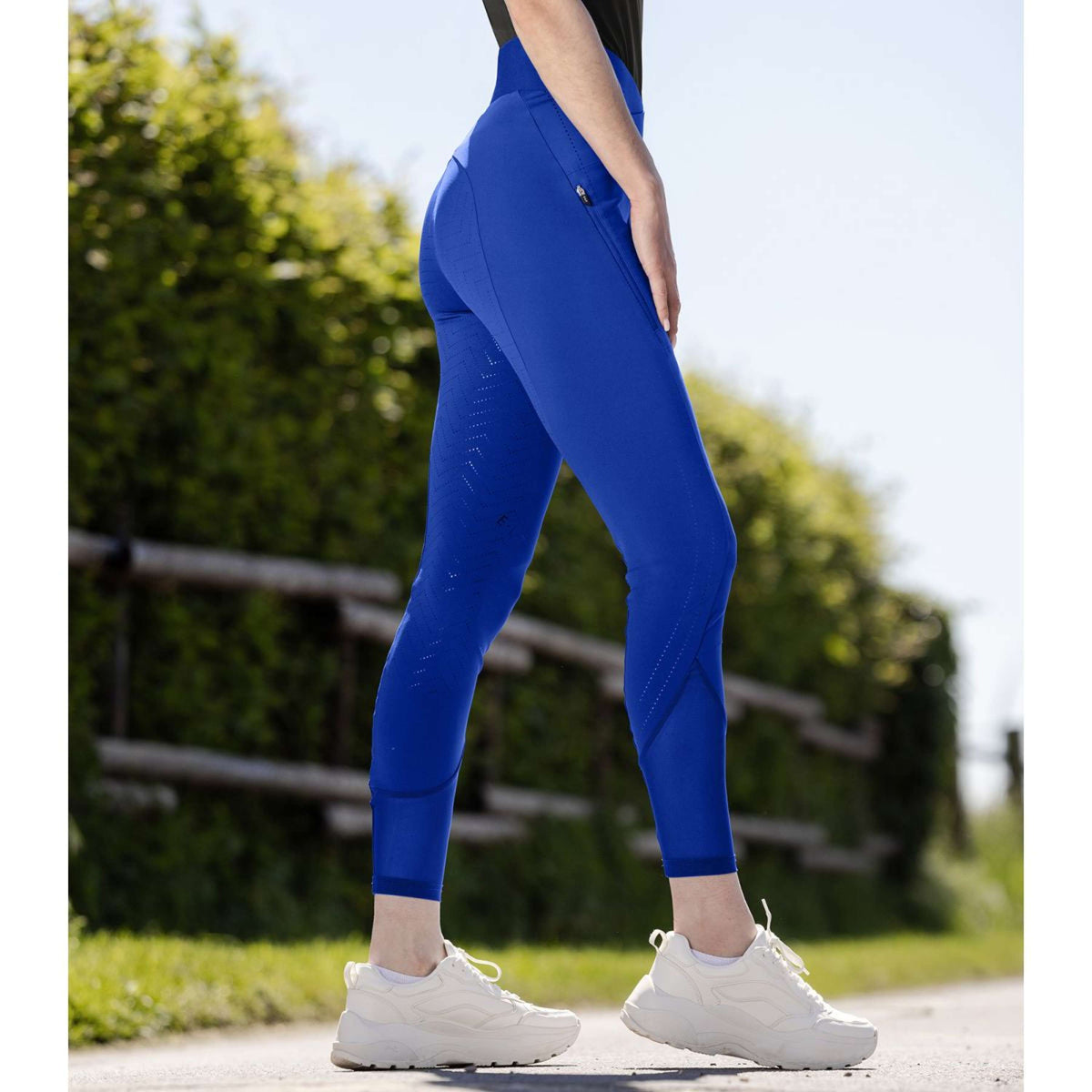 ELT Legging d'Équitation Pia Enfants Saphire Blue