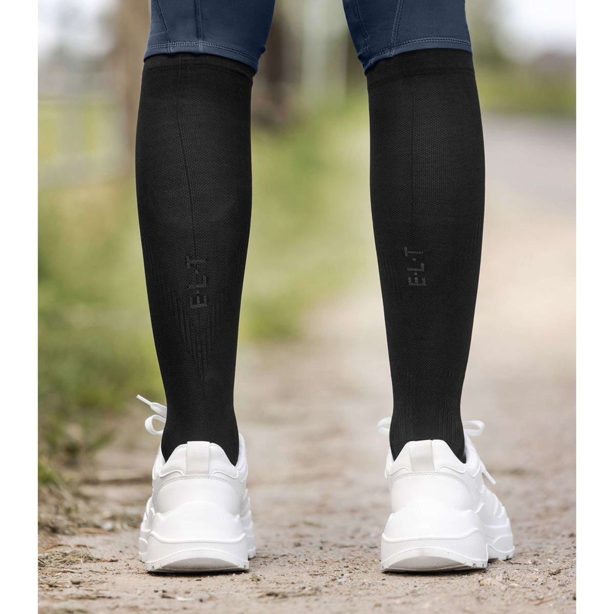 ELT Sokken Chaussettes Compression Noir