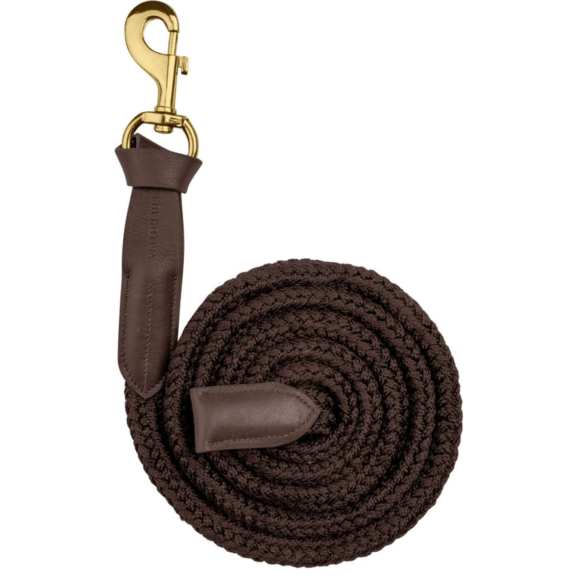 Waldhausen Corde pour Licol Royal avec Mousqueton Marron