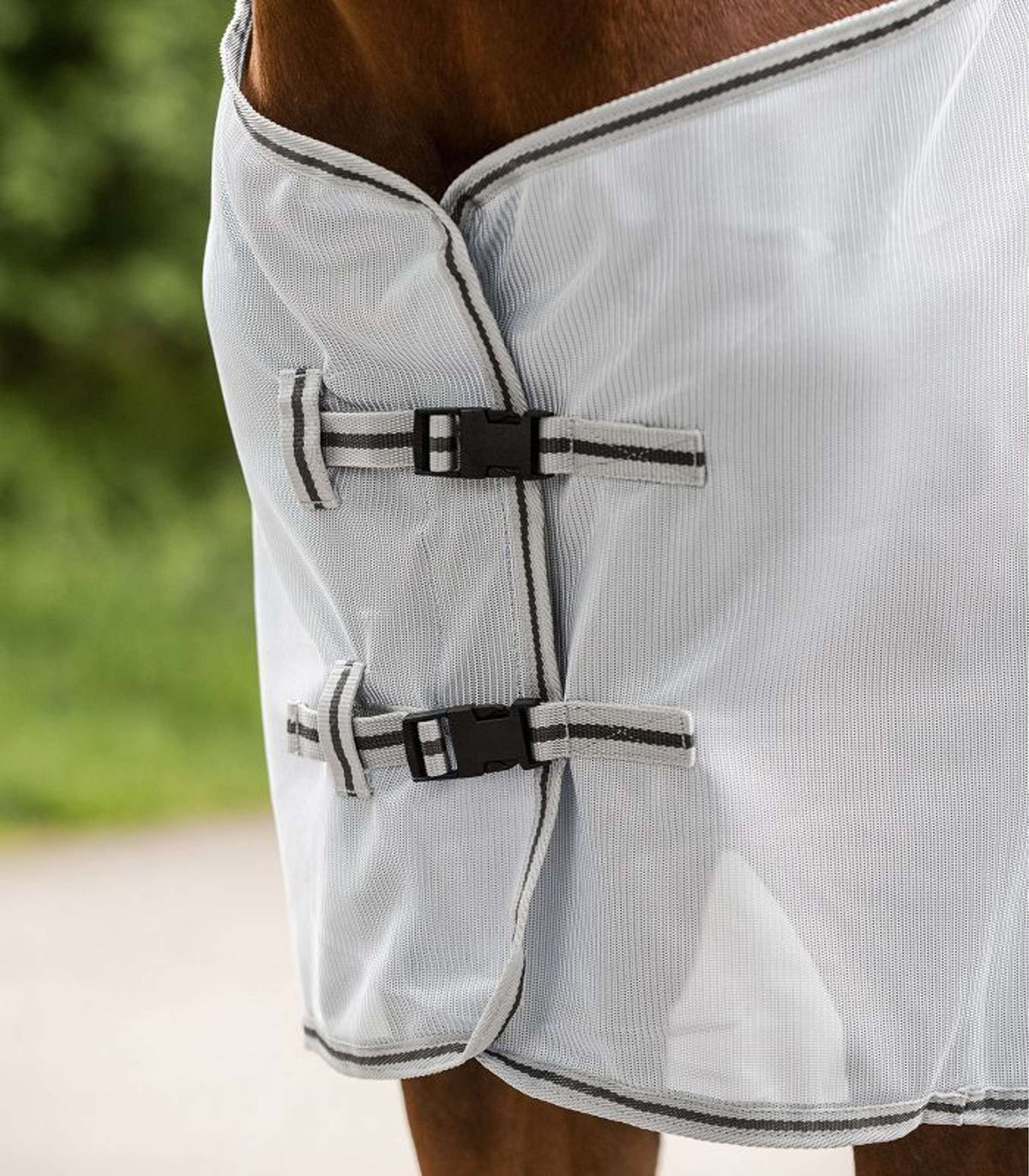 Waldhausen Couvre-reins Anti-Mouches Protect Gris argenté/Gris