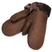 Werner Christ Gants d'hiver Mittens Marron clair