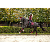 LeMieux Tapis de Selle Crystal Suede Dressage Bordeaux