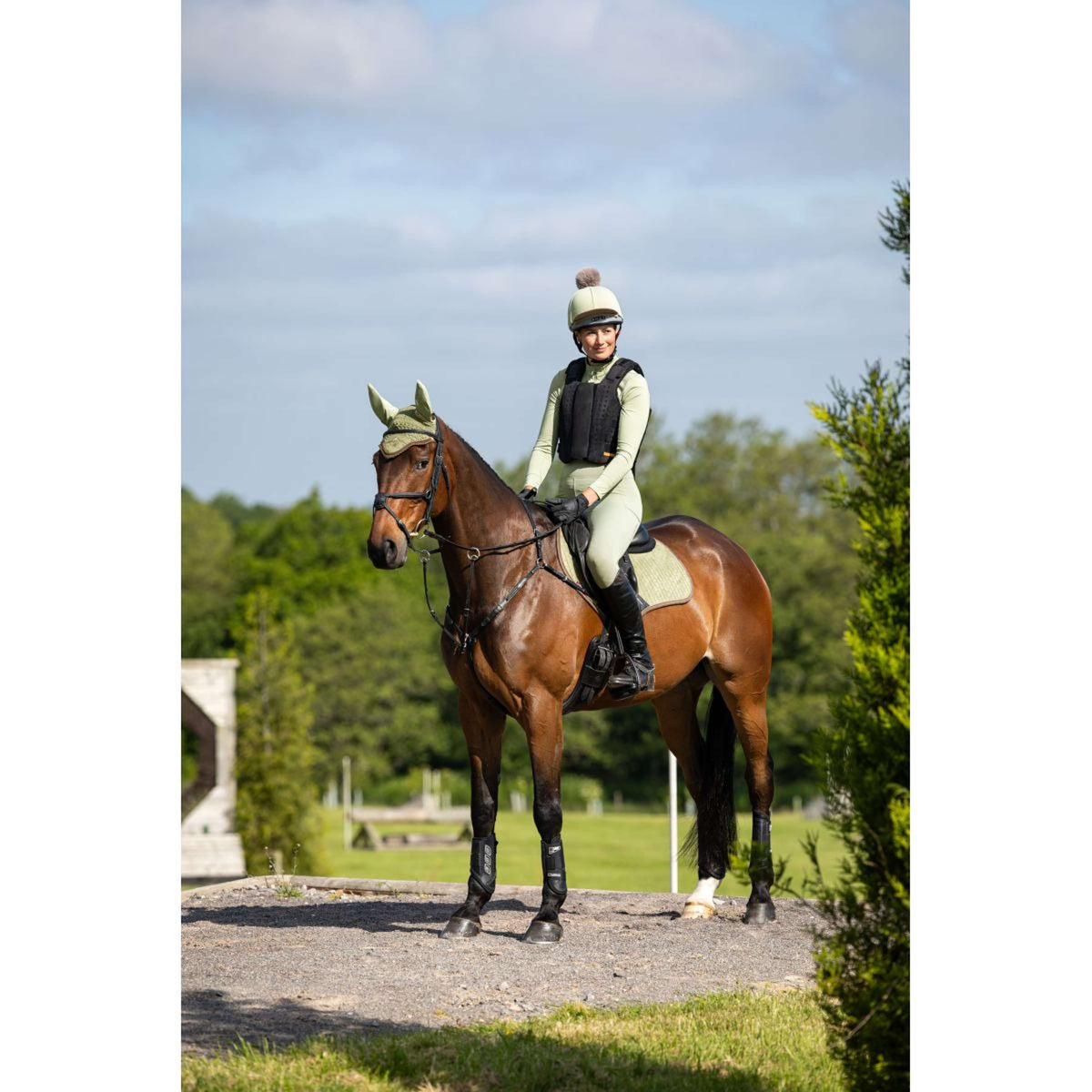 LeMieux Tapis de Selle Classique Suede de Saut Fern