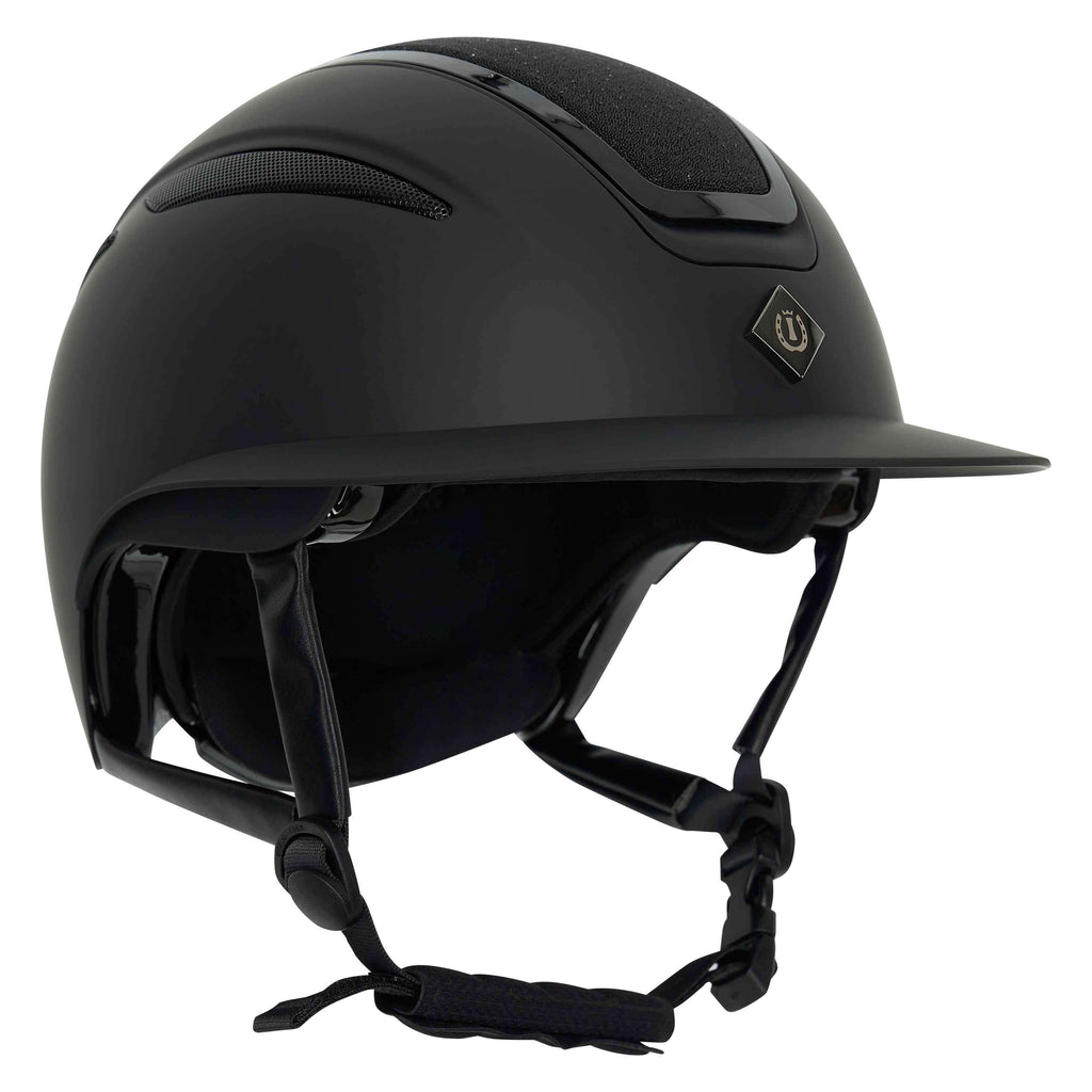 Imperial Riding Bombe IRHOlania Deluxe Big Visor Paillettes Noir