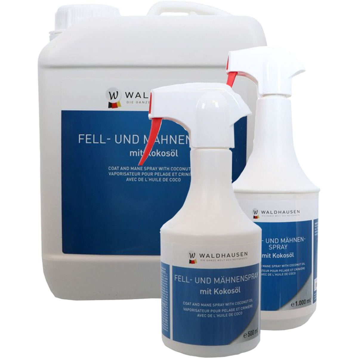 Waldhausen Spray pour Pelage & Crinière avec Huile de Coco