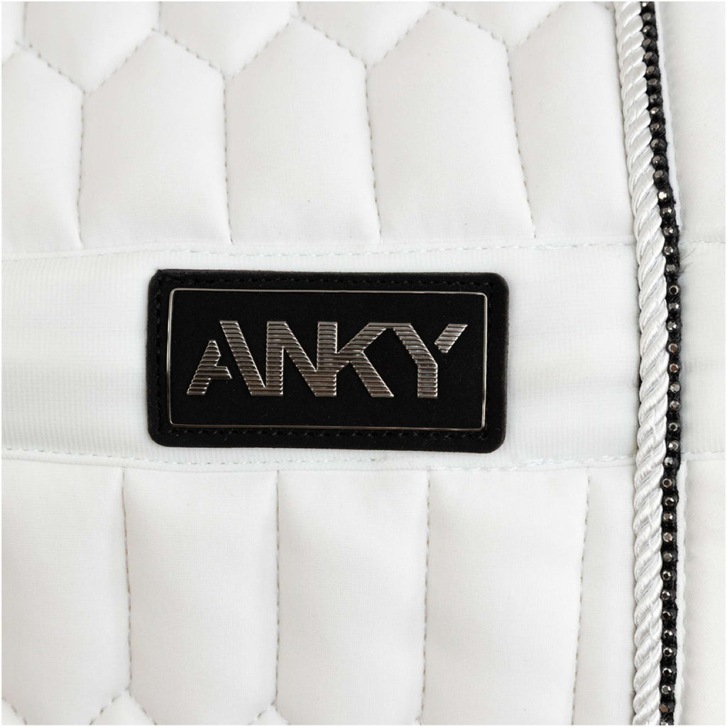 ANKY Tapis de Selle Perception C-Wear Dressage Blanc