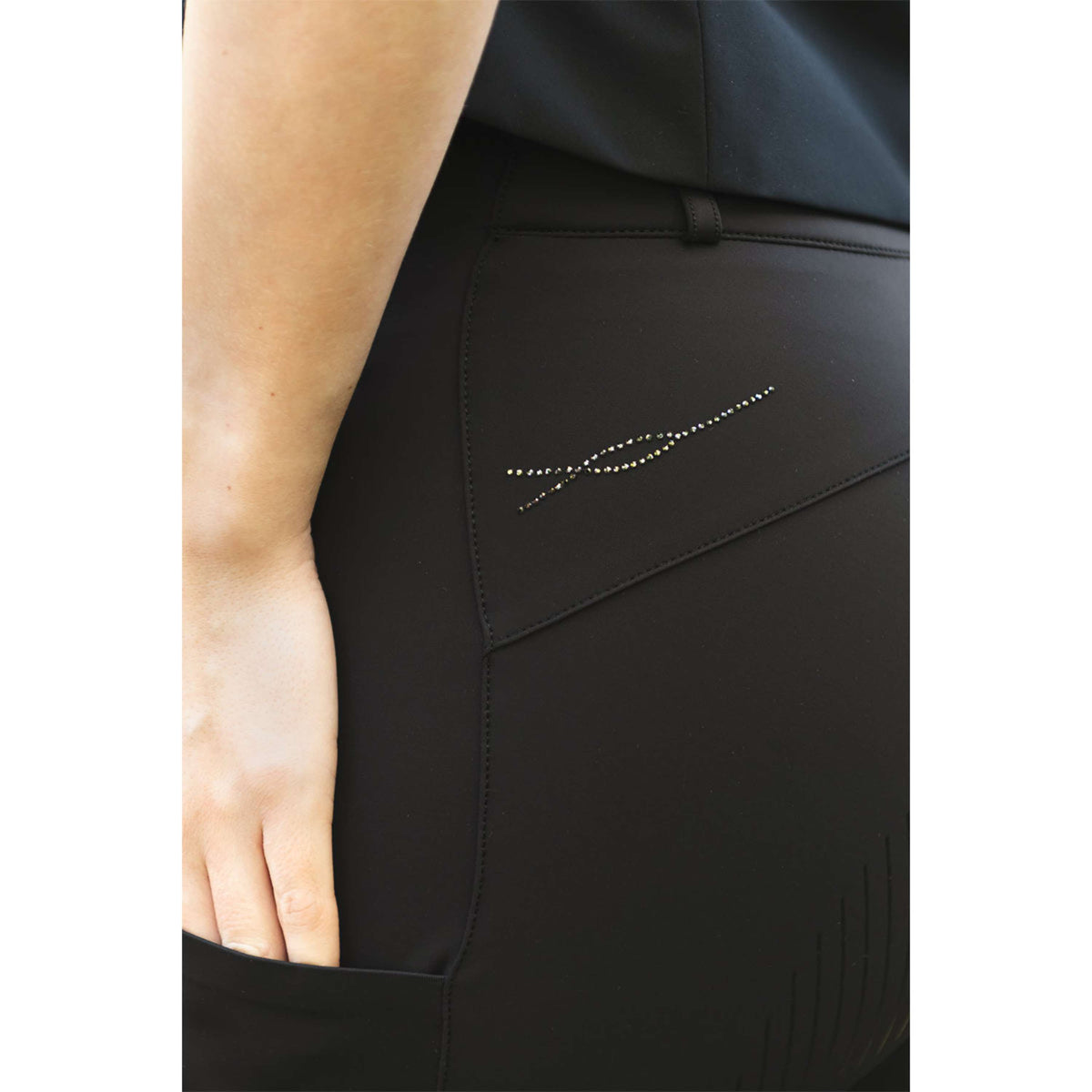 ANKY Legging d'Ã‰quitation Purity XR261103 Full Grip Noir