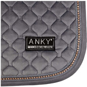 ANKY Tapis de Selle Velvet Stones de Saut Steel Grey