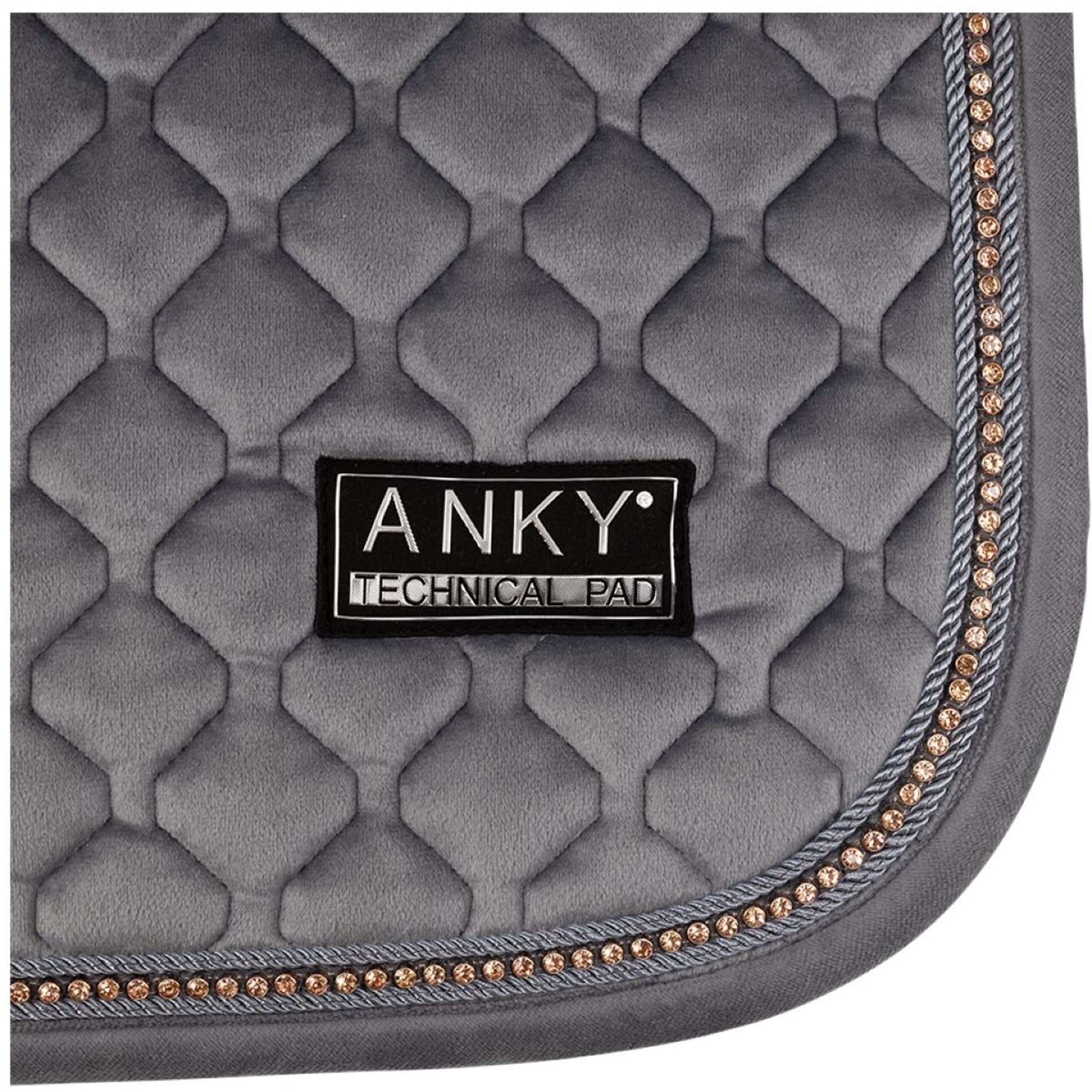 ANKY Tapis de Selle Velvet Stones de Saut Steel Grey ANKY Tapis de Selle Velvet Stones de Saut Steel Grey