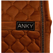 ANKY Tapis de Selle Velvet Stones de Saut Rouille