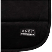 ANKY Tapis de Selle Velvet Wave Polyvalent Noir